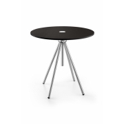 Nerezový stolek Acron - černý