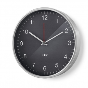 Nástěné hodiny Quartz šedé PALLA - ø 30 cm